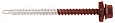 Купить качественный Саморез 4,8х70 RAL3009 (красная окись) в интернет-магазине Компании Металл профиль.